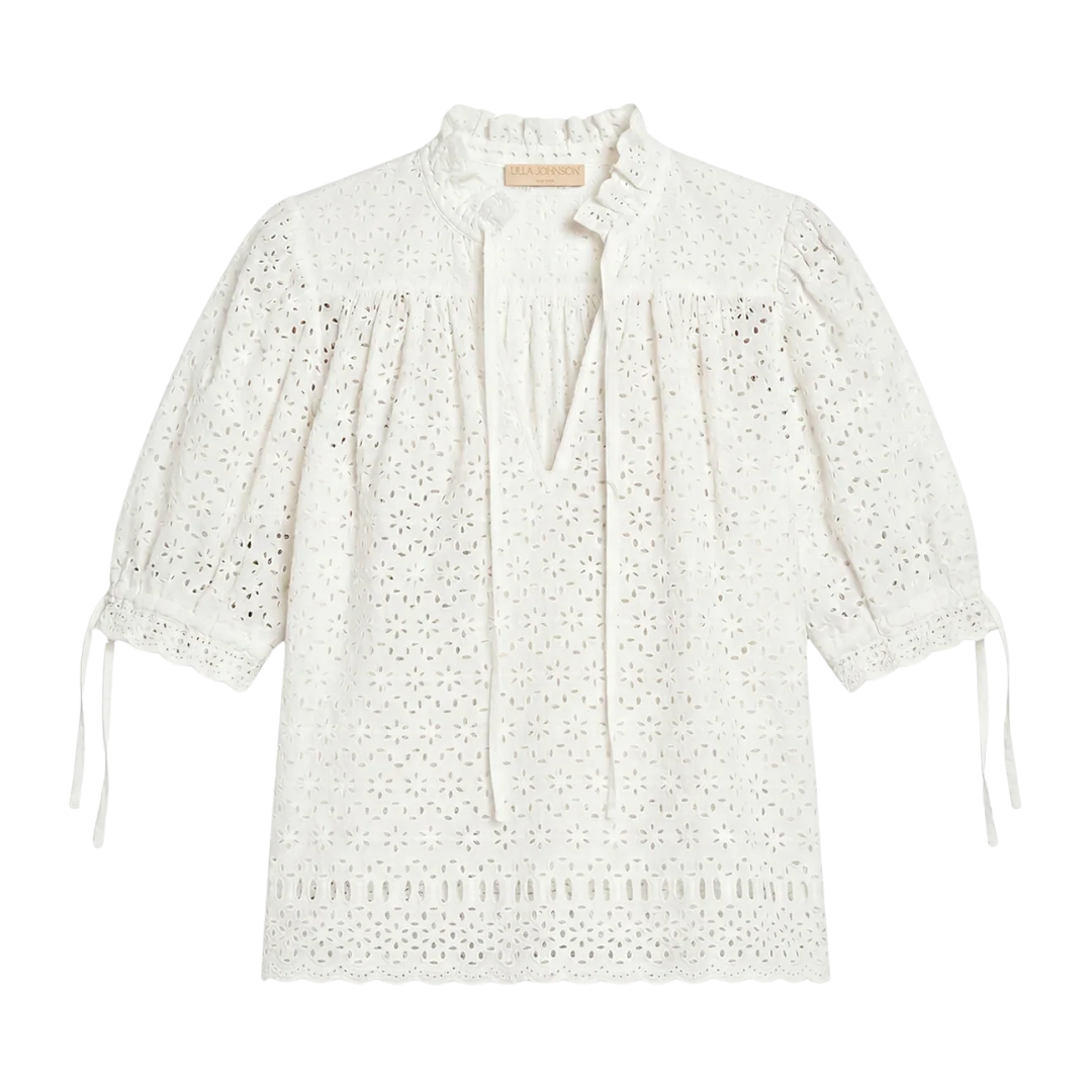 Alouette Cotton Top in Pristine