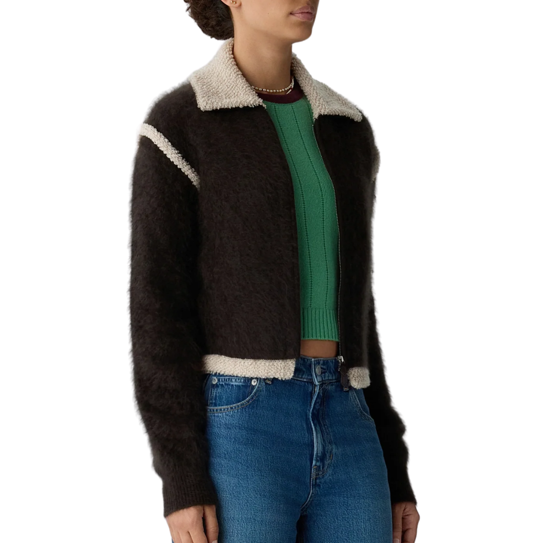Grizzly Frankie Jacket in Burnt Cocoa