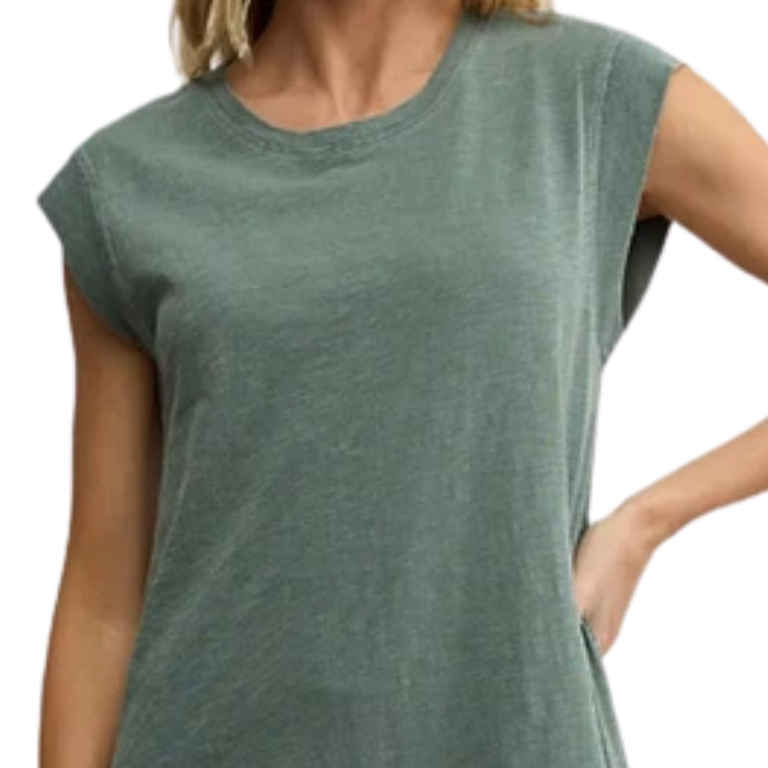 Calabasas Midi Dress in Hunter Green