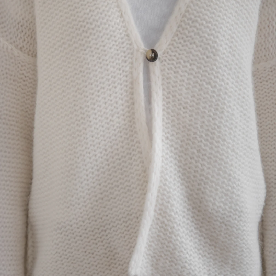 Elim Cardigan in Ivory