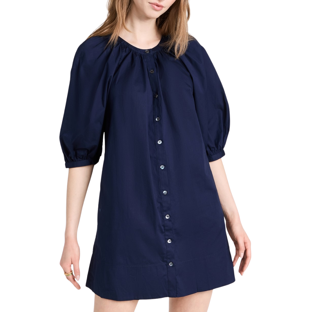 Mini Vincent Dress in Navy