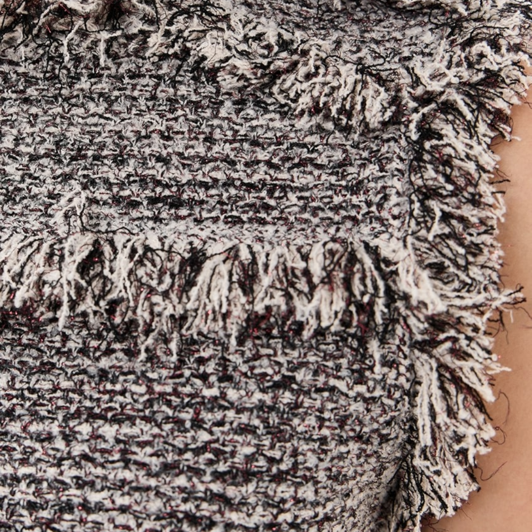 Kassi Knit Tweed Top in Dawn