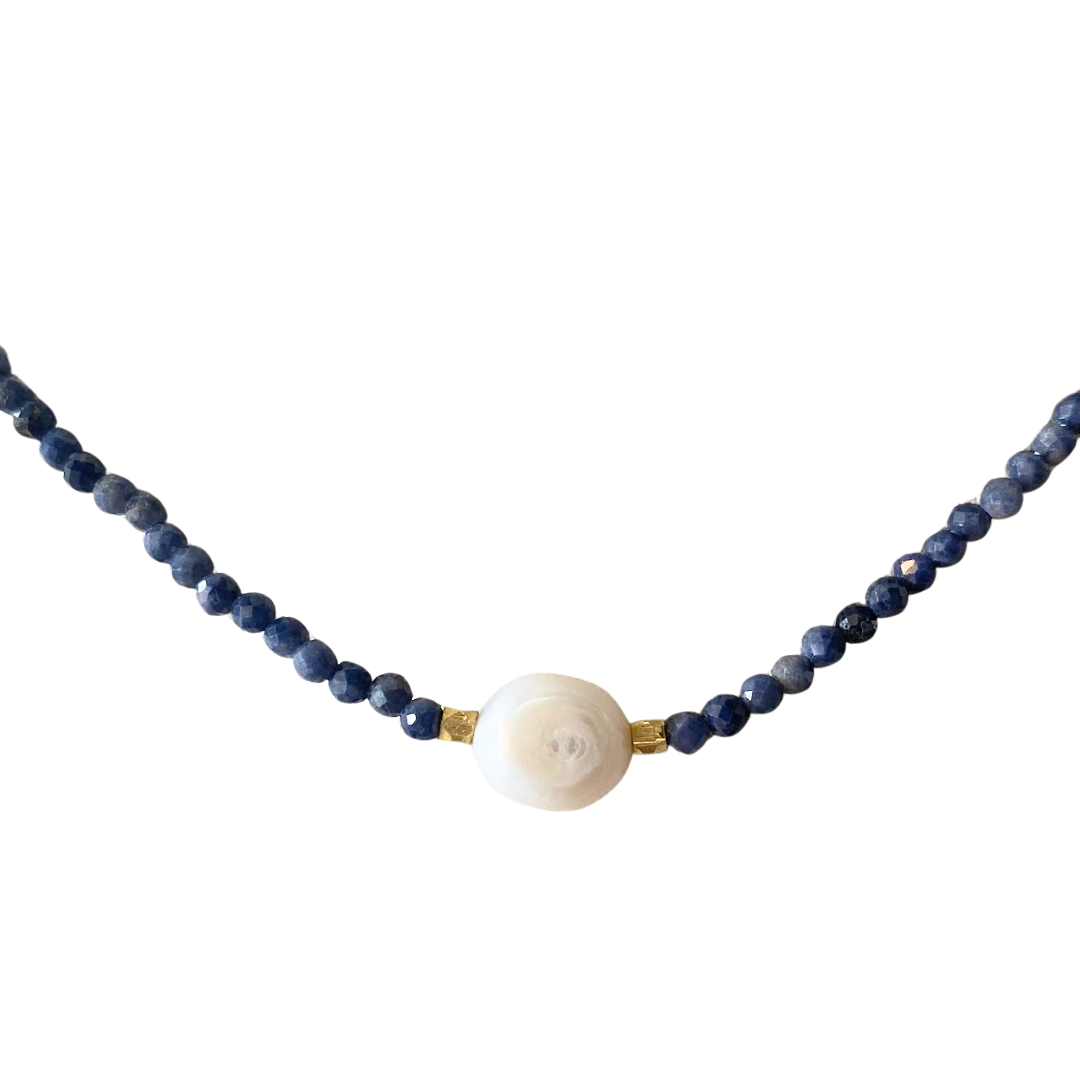 Jenny Necklace in Blue Sapphire