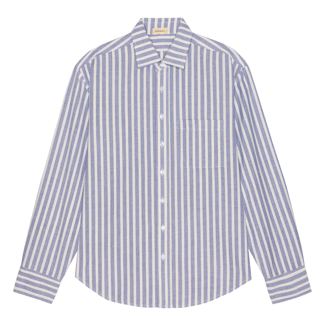 The Oxford Shirt in Butter Stripe