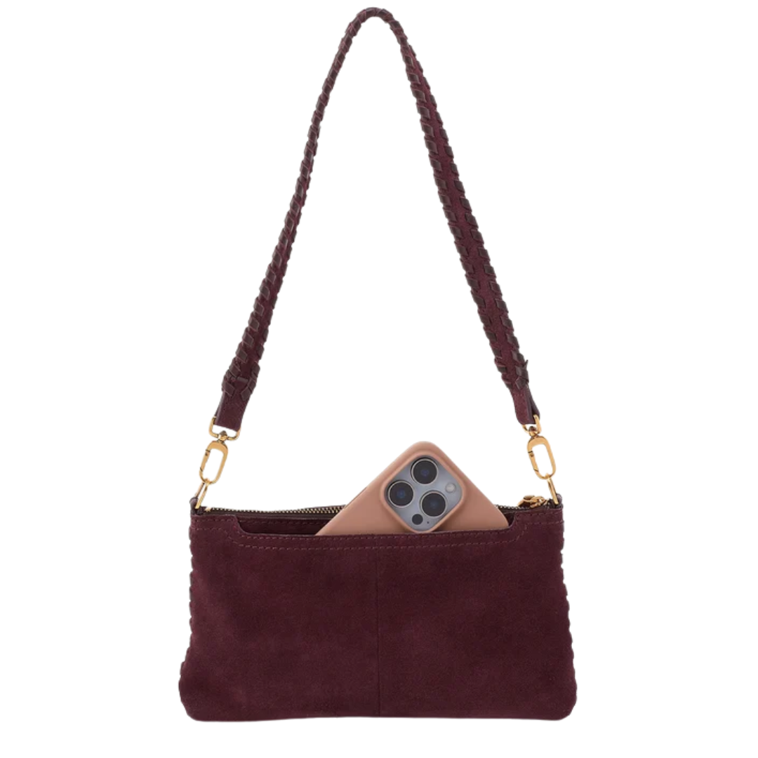 Darcy Crossbody in Dark Cherry