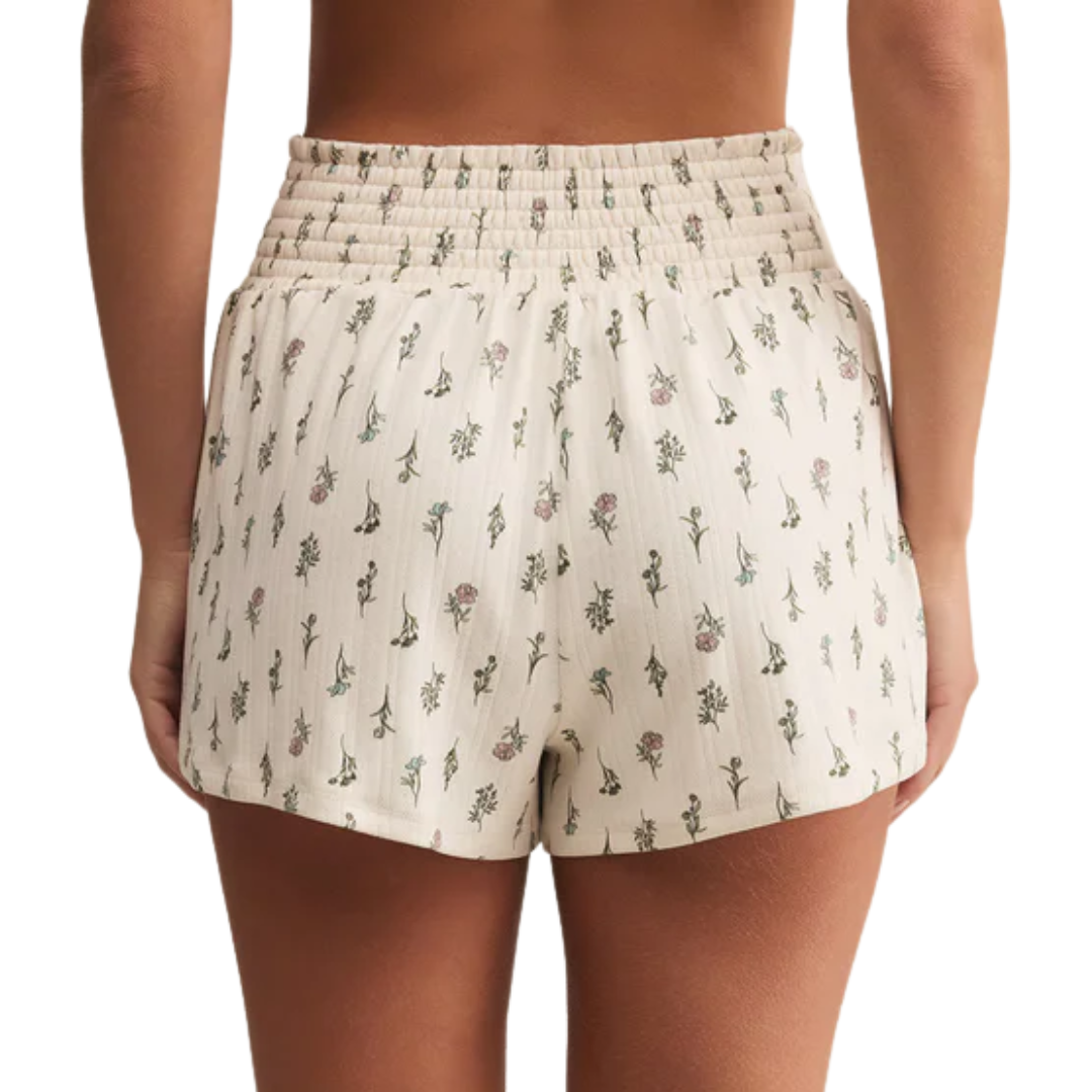 Dawn Floral Short in Crystal