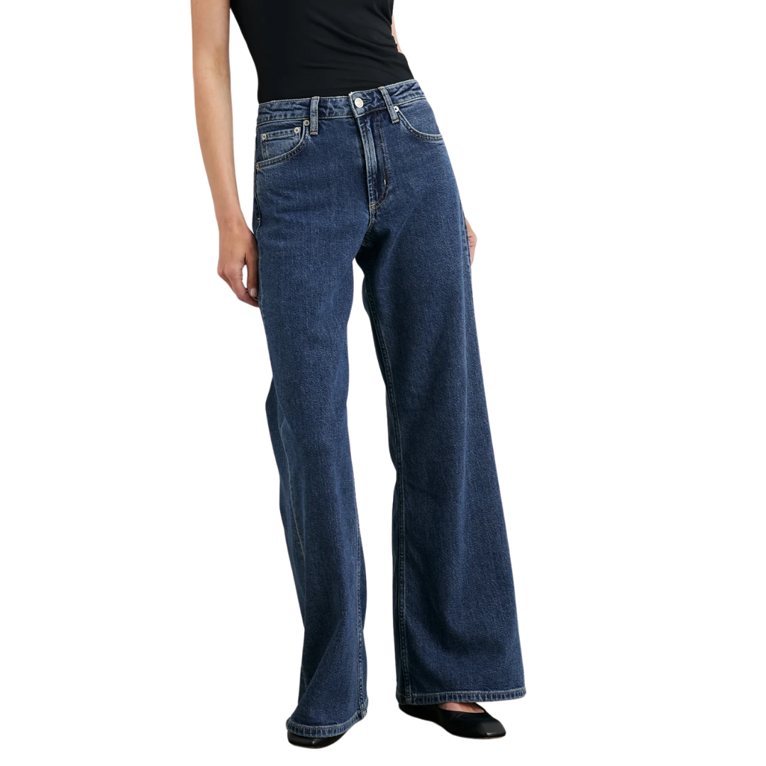 Angeleno Wide Leg in Pebble Blue