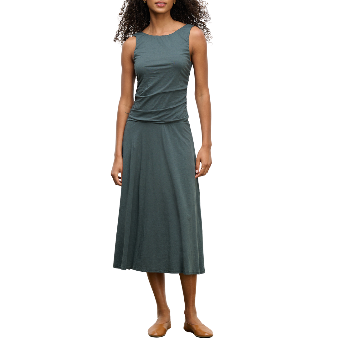 Pia Dress in Mallard