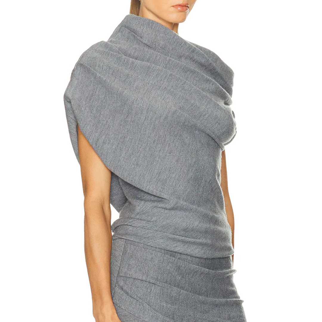Mabel Sweater in Heather Grey