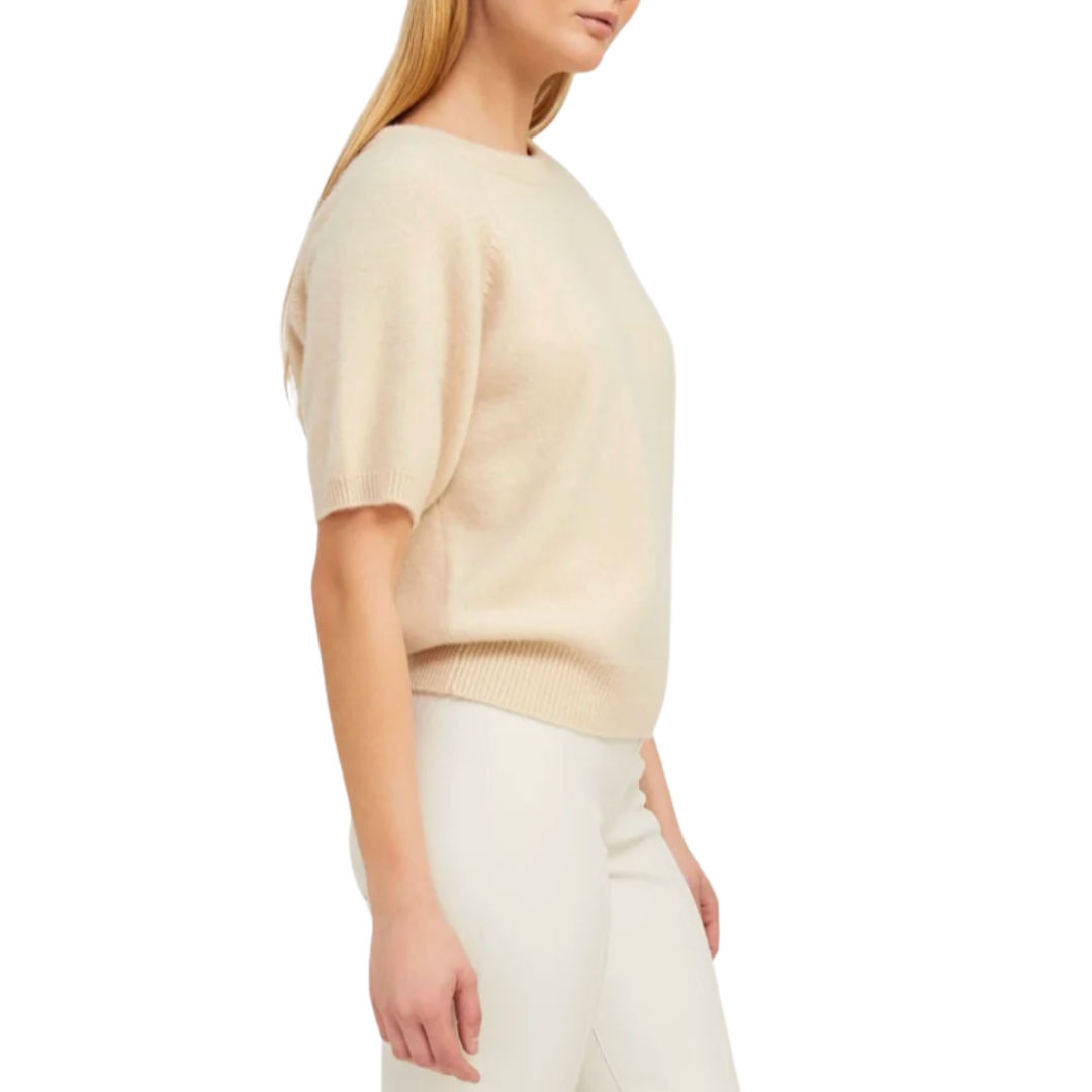 S/S Raglan Tee in Ivory
