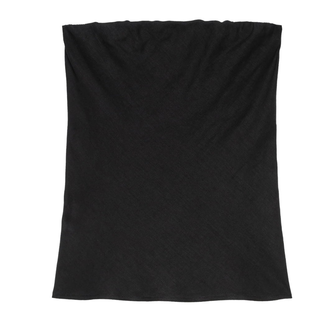 The Linen Tube Top in Jet