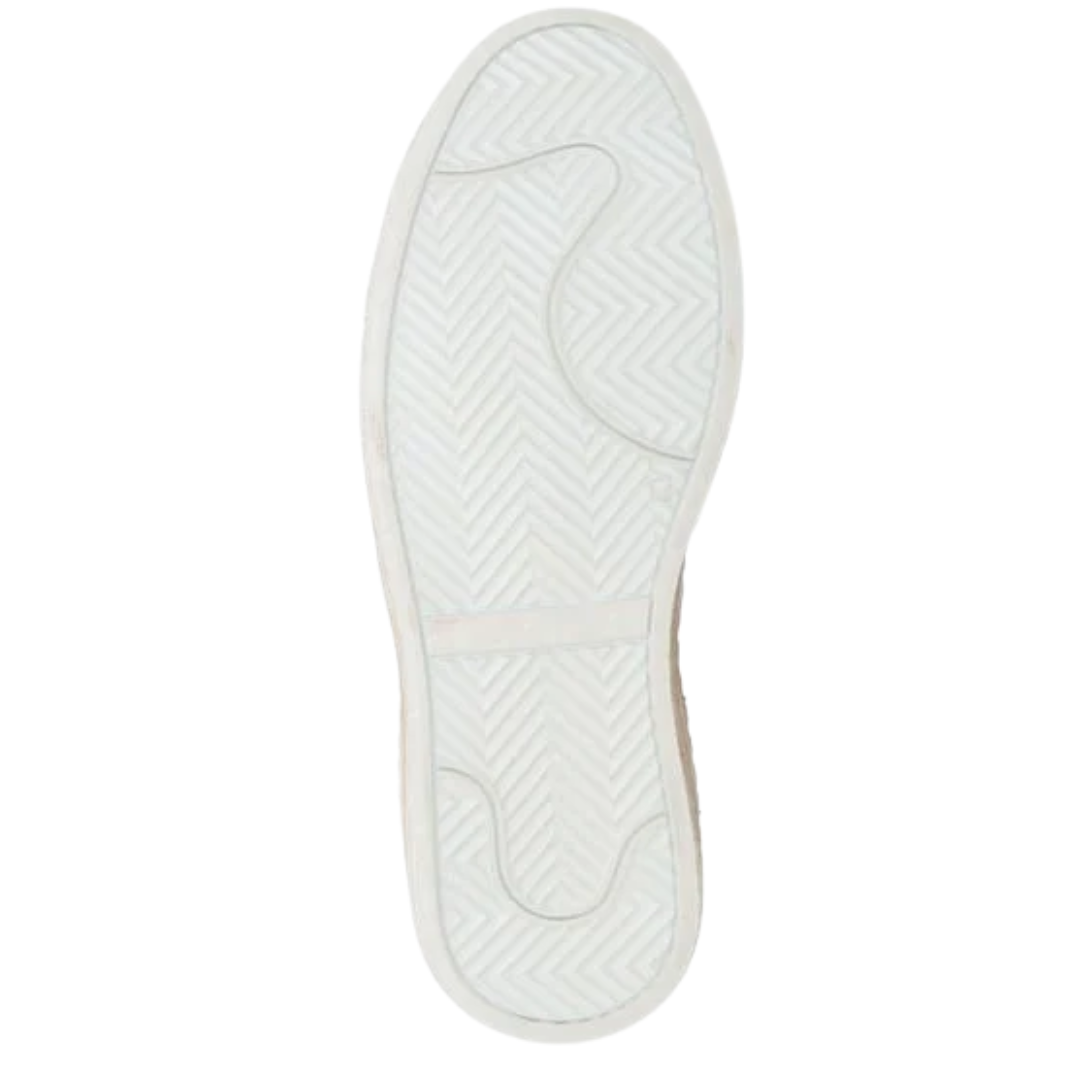 Gomma Double Sneaker in White/Red