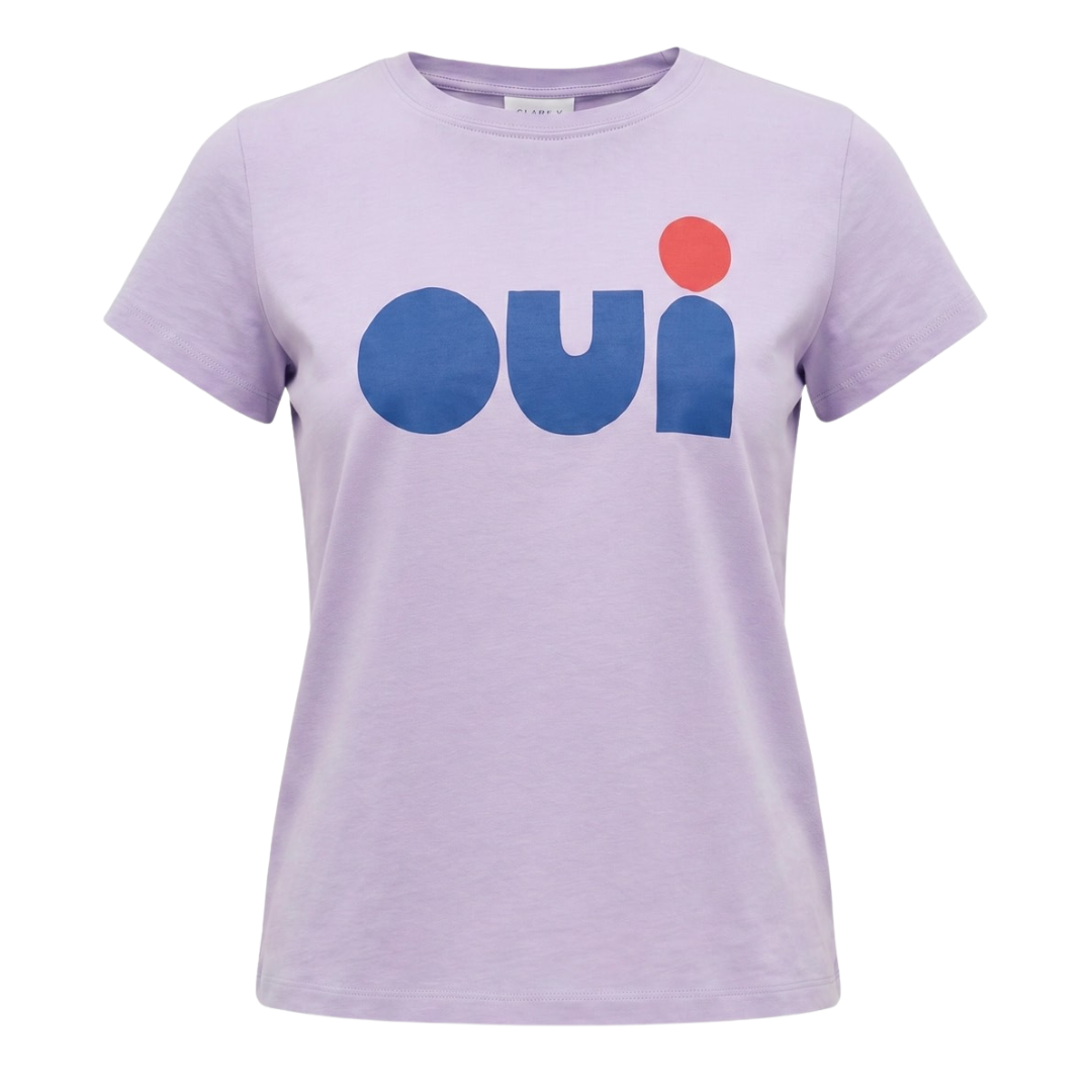 Out Oui Classic Tee in Jacaranda