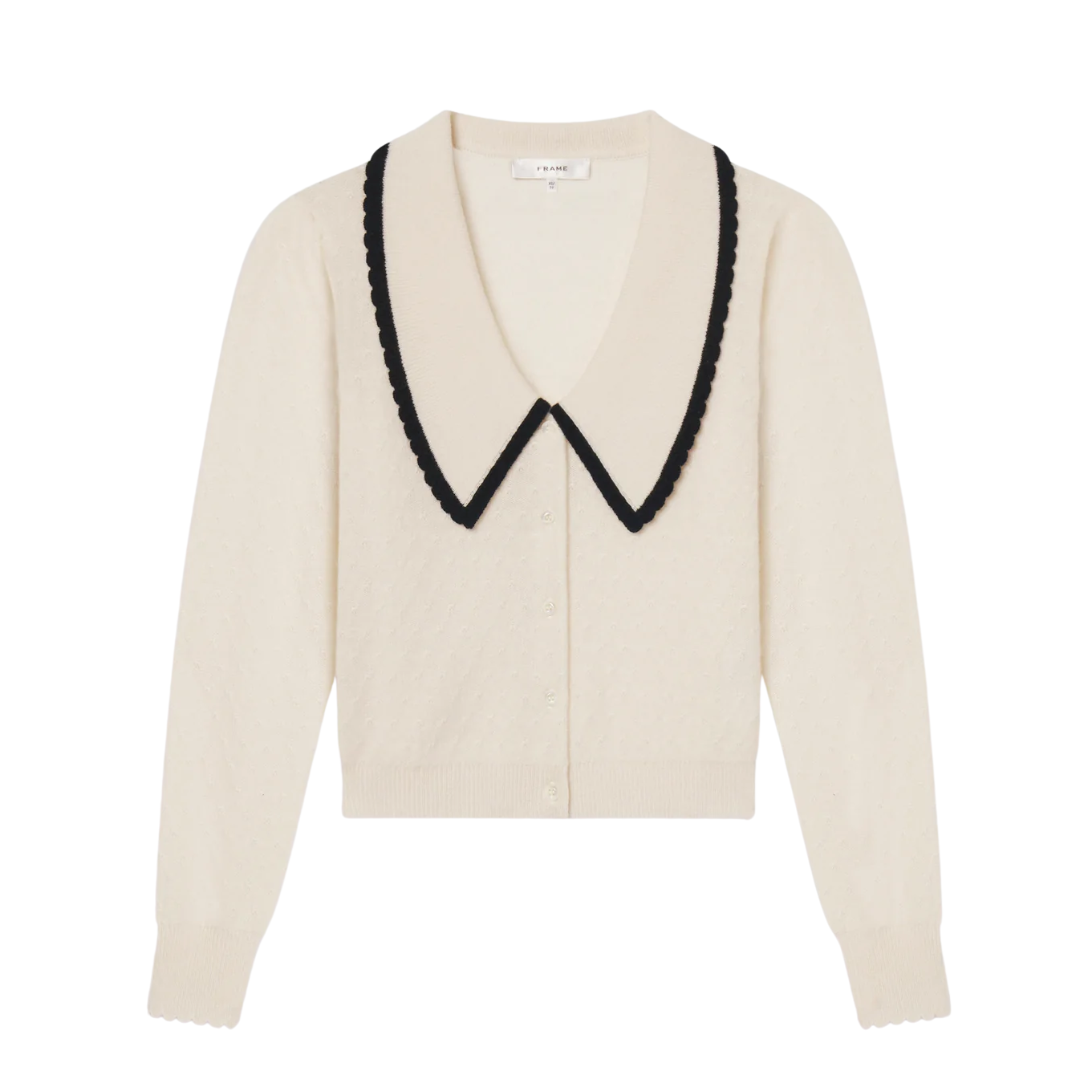 Cashmere Sailor Sweater in Cream Multi