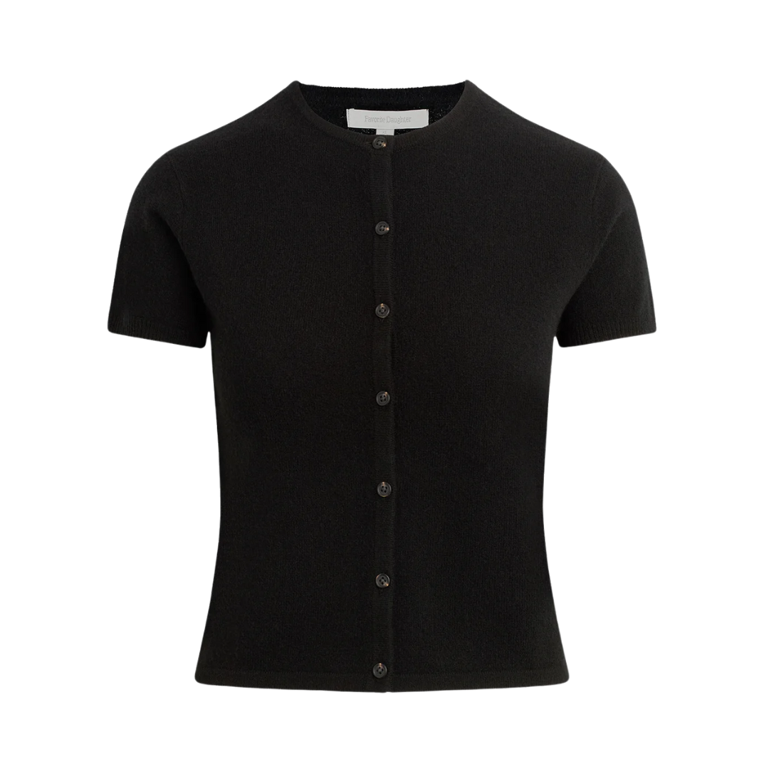 9 To 5 Cardigan in Black