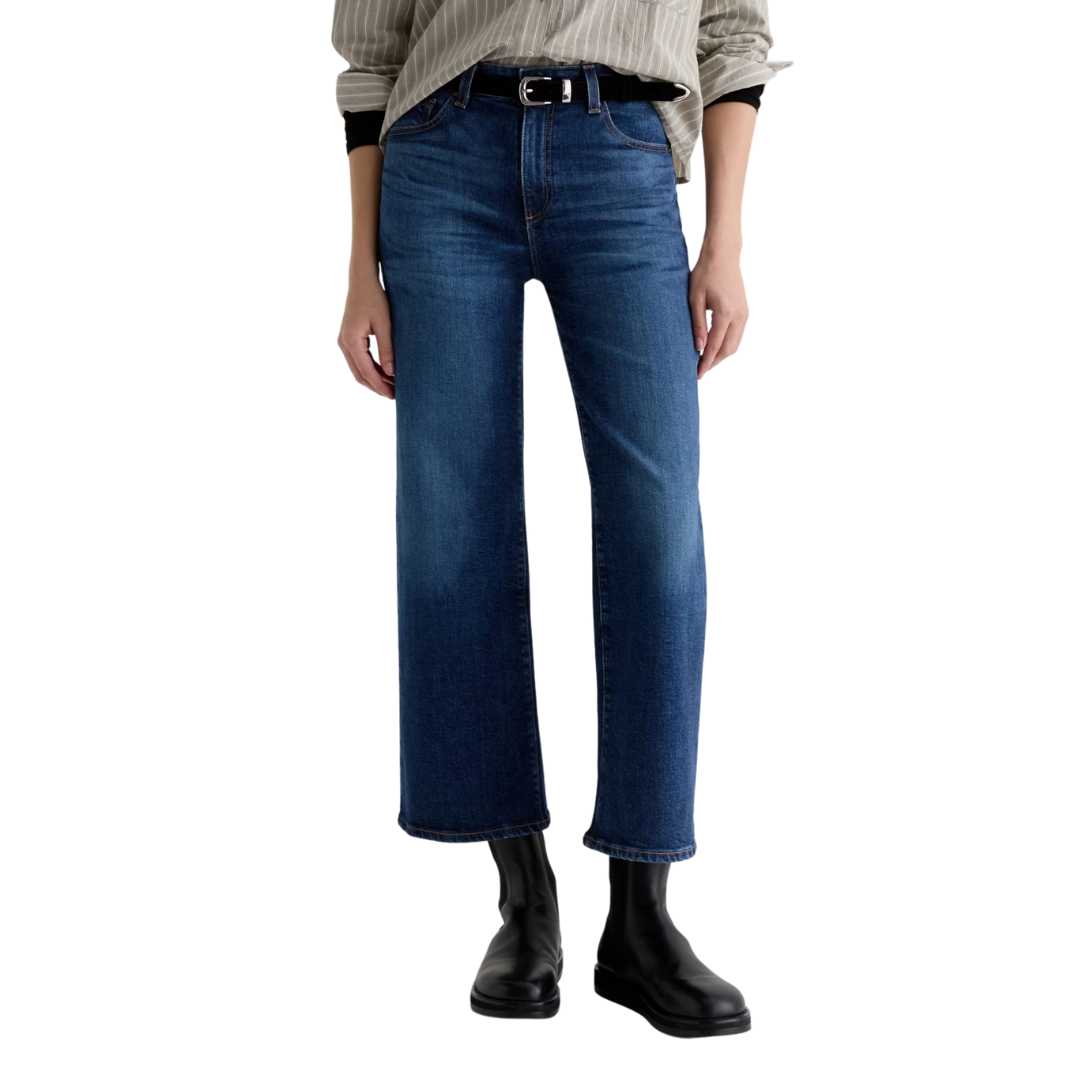 Saige Wide Leg Crop in Veiled