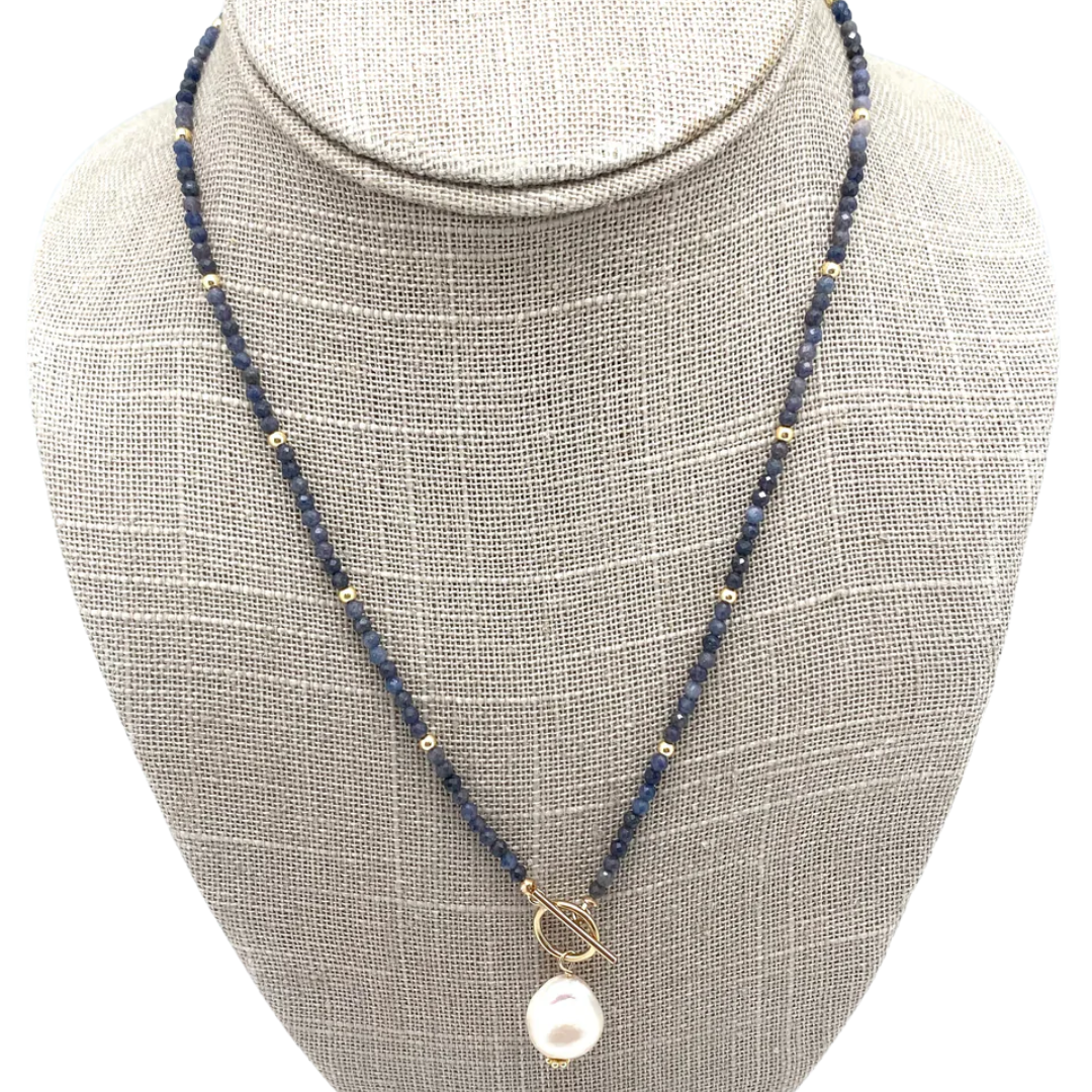 Carol Necklace in Blue Sapphire