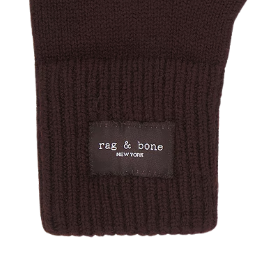 Blake Knit Gloves in Brown
