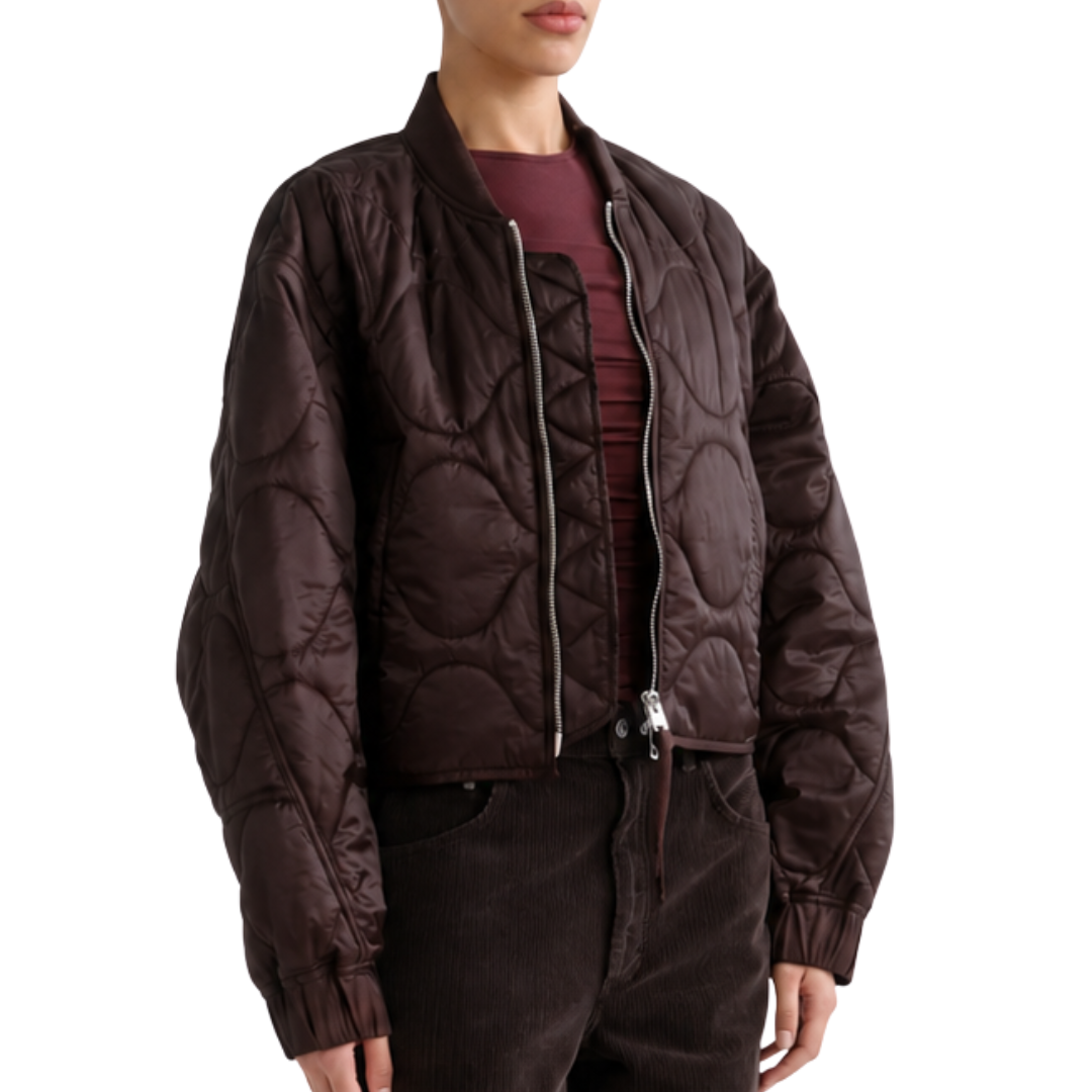 Iona Quilted Jacket in Deep Roast