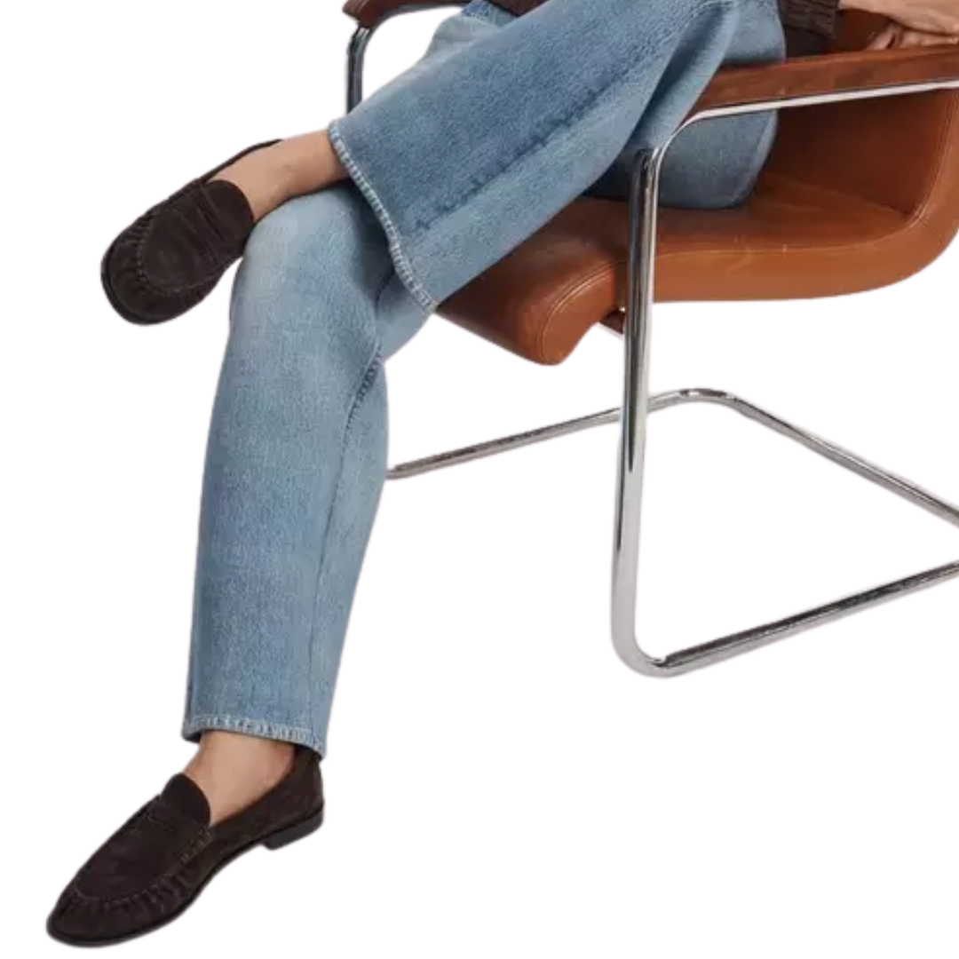 Lexi Suede Loafer in Dark Chocolate Suede