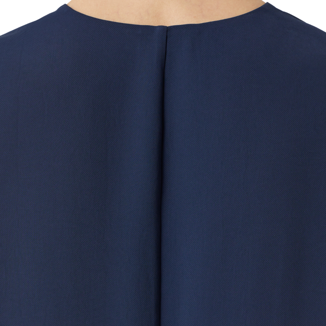 Fluid Midi Dress in Dark Night