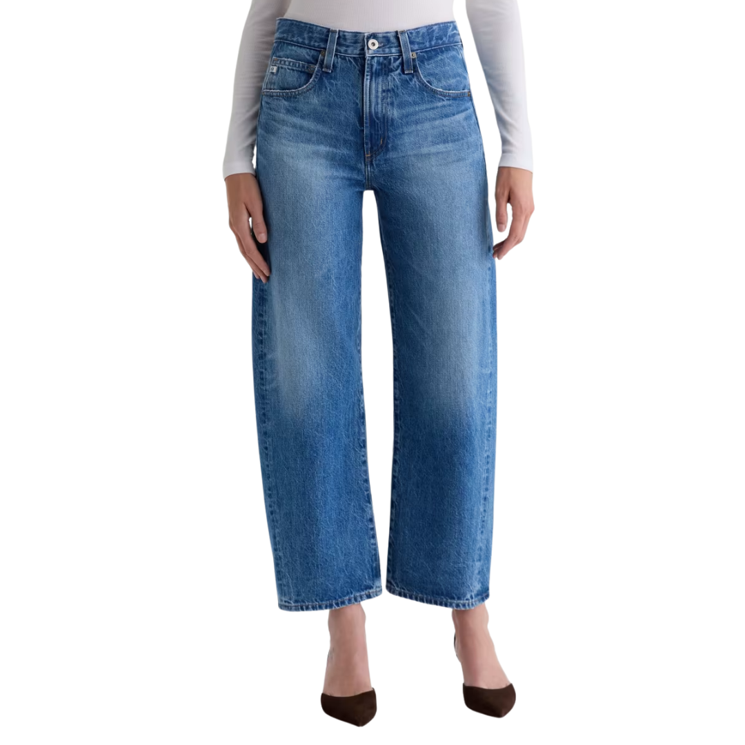 Hattie High Rise Barrel in Candid