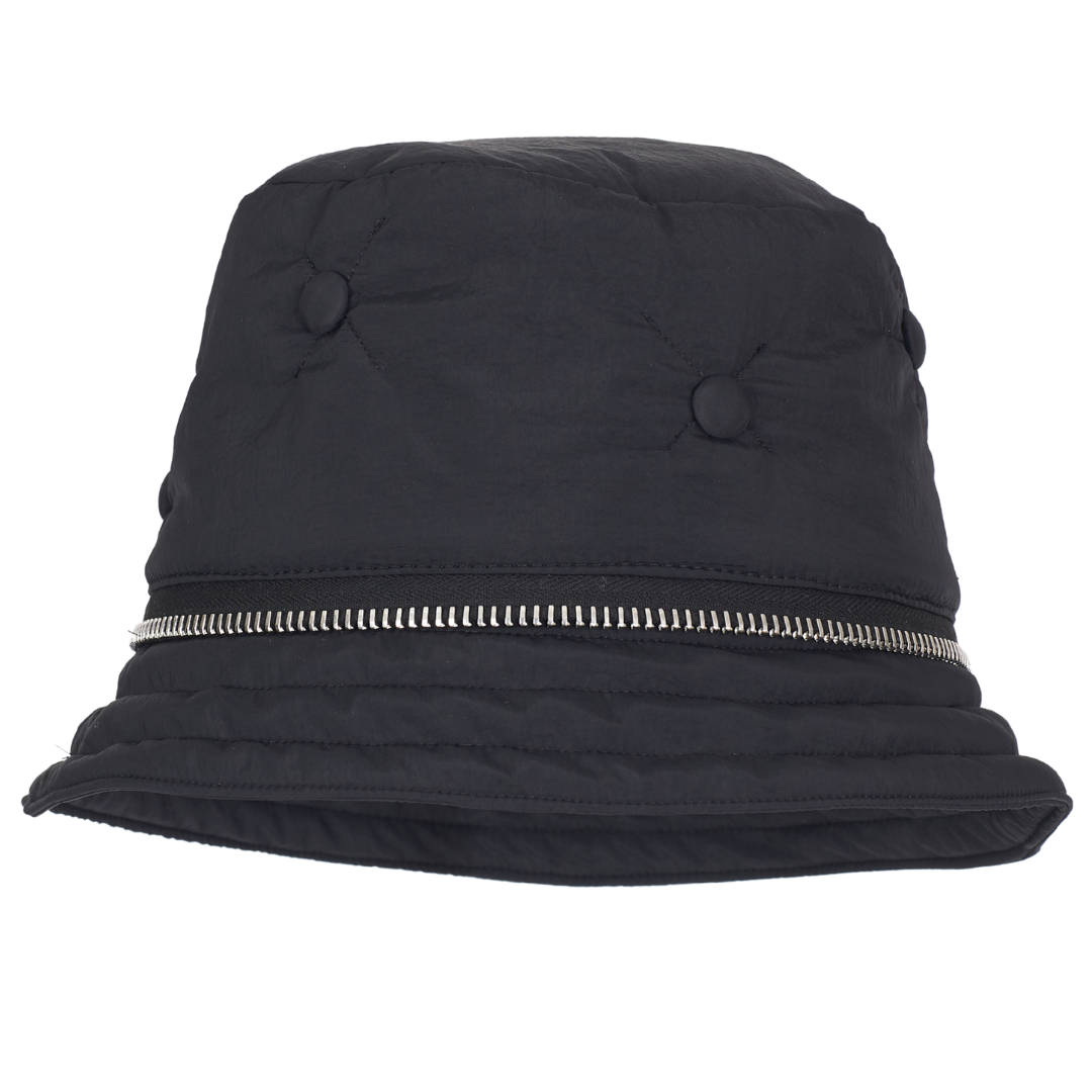 Padded Technical Rain Cap in Black