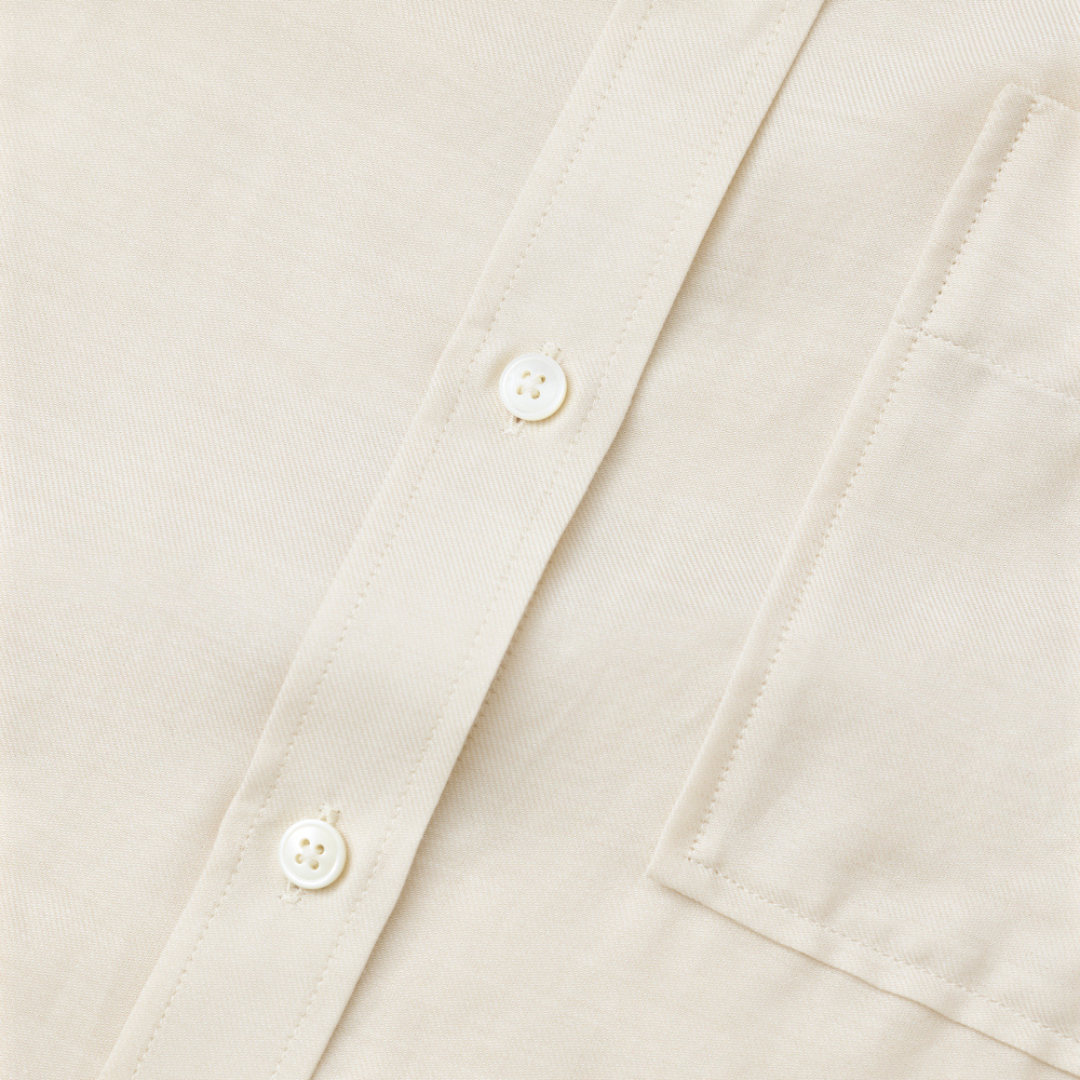 Oversized Shirt in Almond Cream