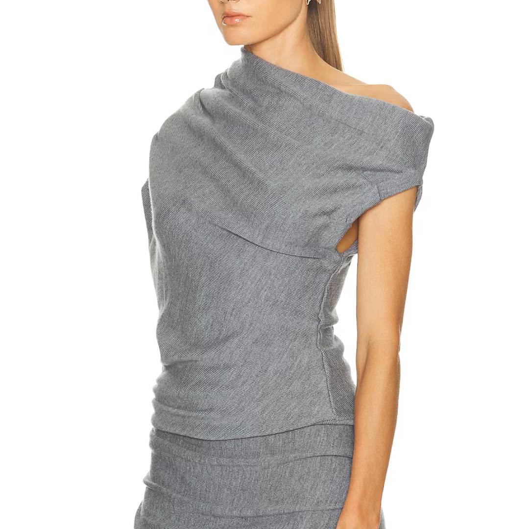 Mabel Sweater in Heather Grey