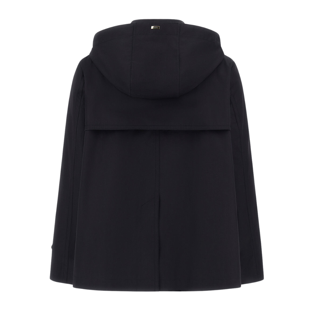 Pea Coat In Dean in Navy Blue