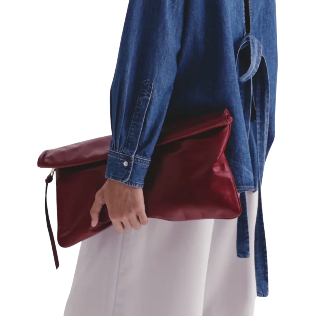 North Moore St Bag in Light Rubino