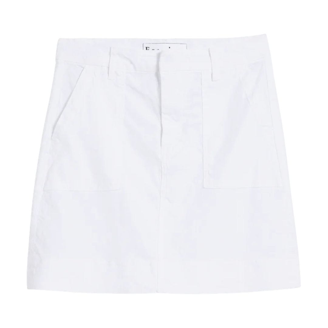 Jameson Skirt White Linen