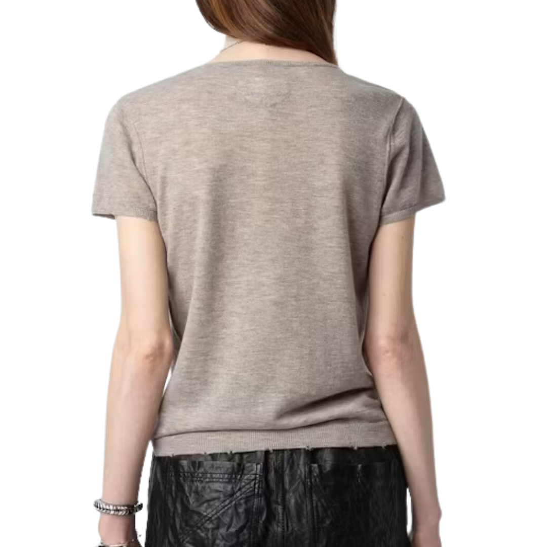 Celsy Cashmere Sweater in Latte