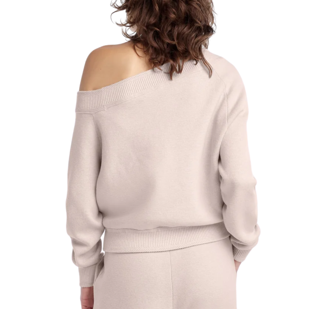 The Fatigue Sisters Off Shoulder in Blush Pink