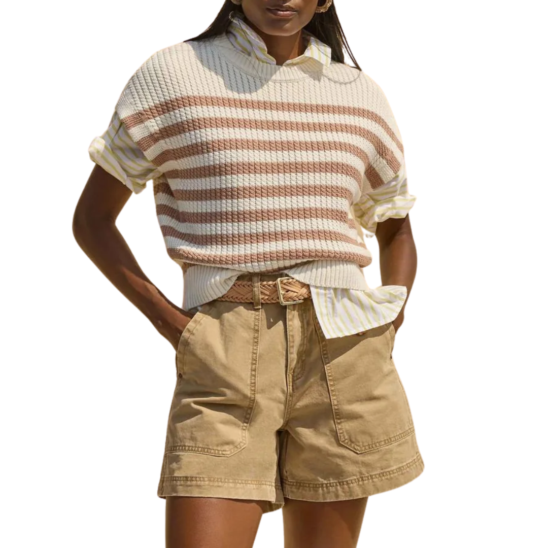 Twill Short in Buckwheat