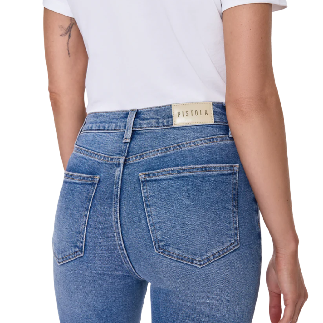 Evie High Rise Slim Boot in Illusion