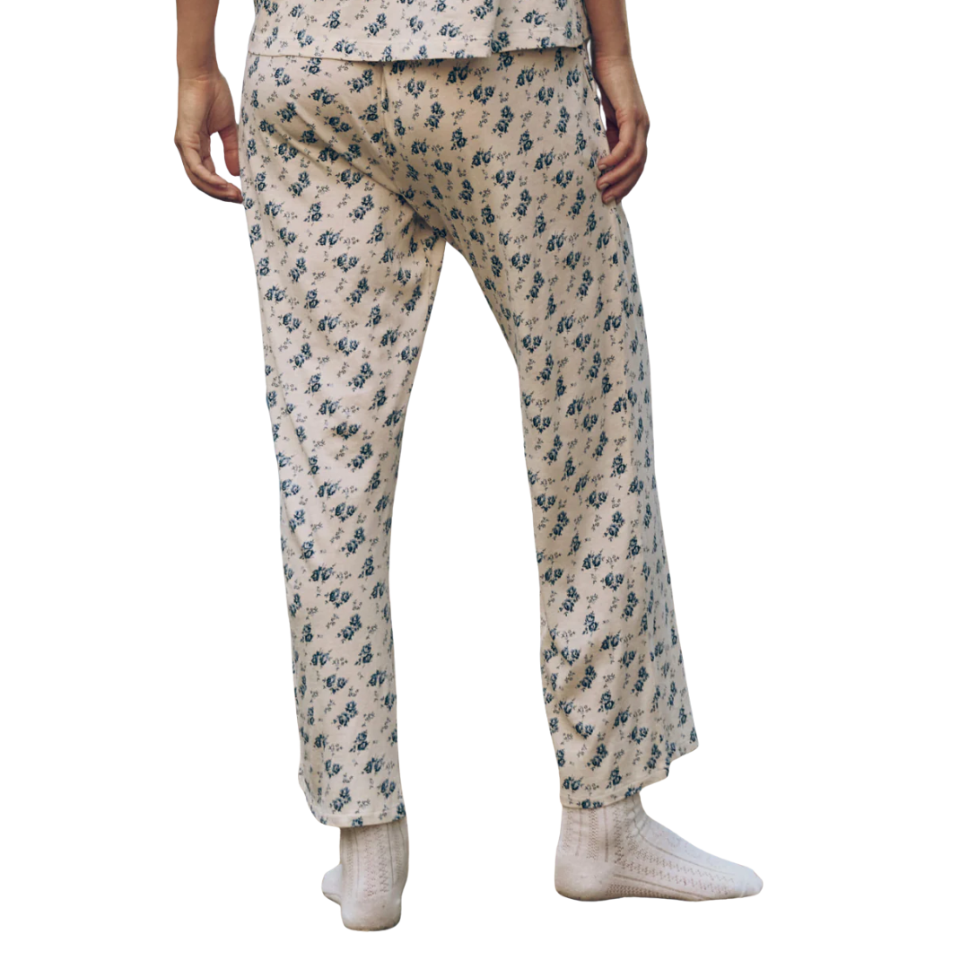 The Jersey Easy Sleep Pant in Indigo Rose