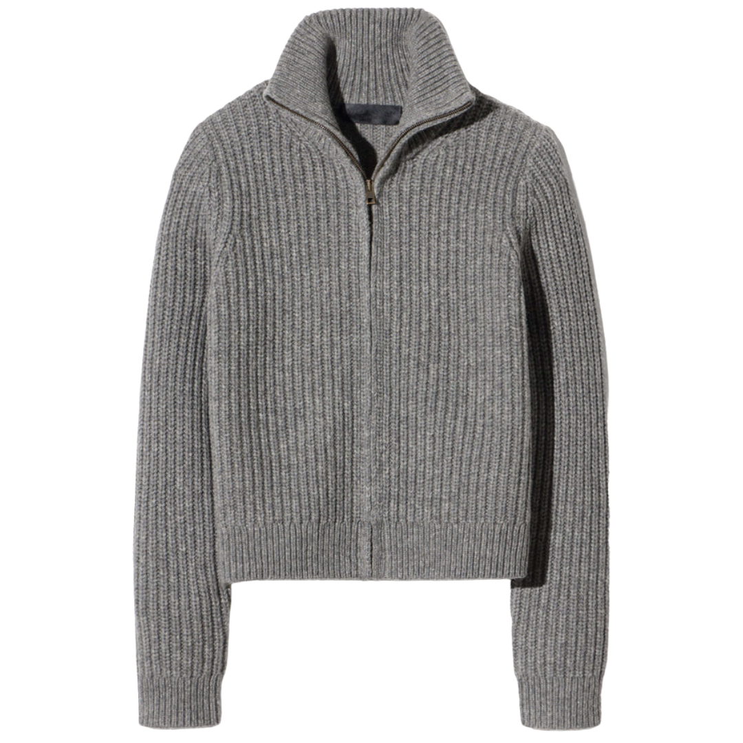 Arlen Cardigan in Medium Grey Melange