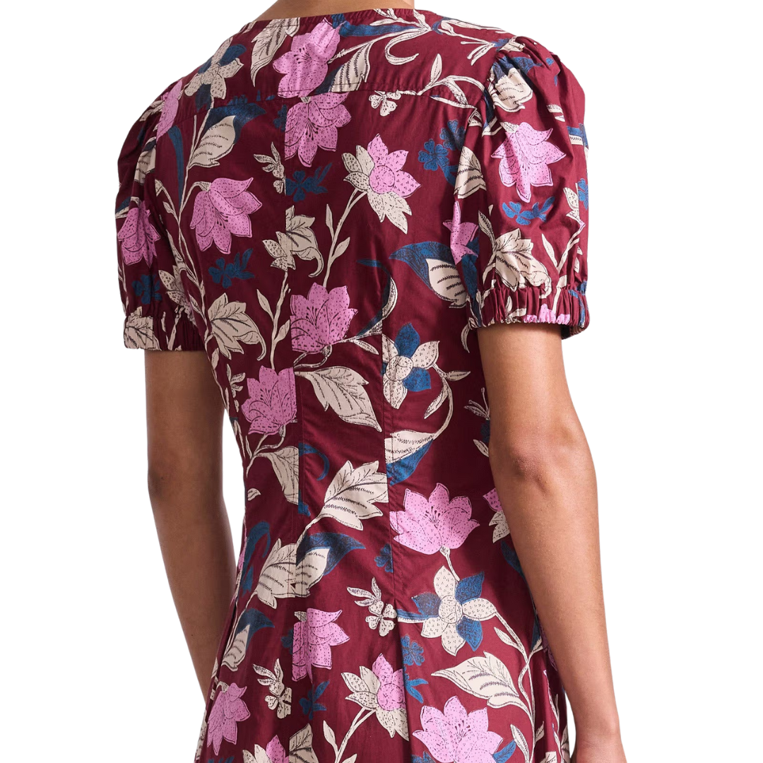Dia Maxi in Essa Floral Merlot