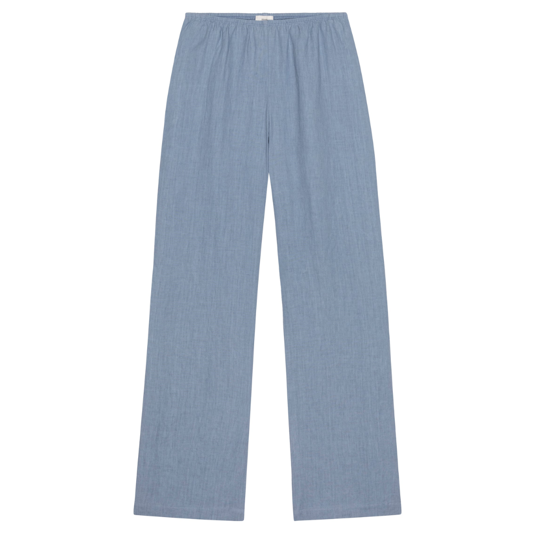 The Linen Simple Pant in Cornflower