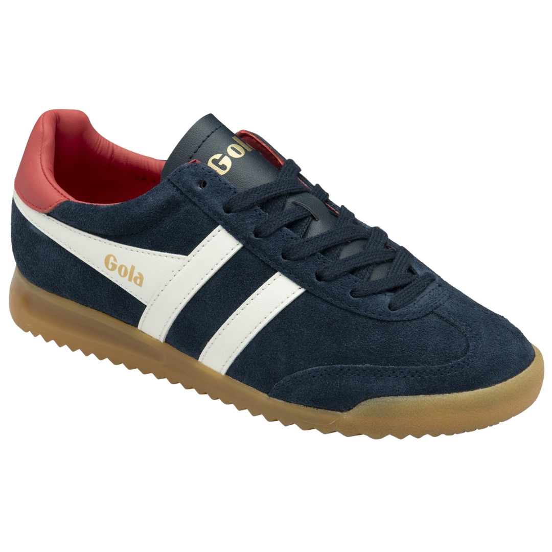 Torpedo Sneaker in Navy/Off White/Coral