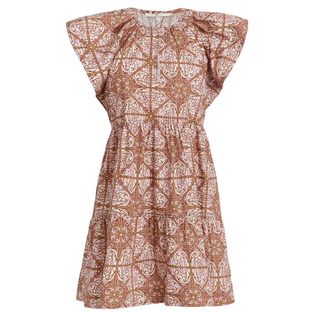 Kara Dress in Nouveau Mosaic