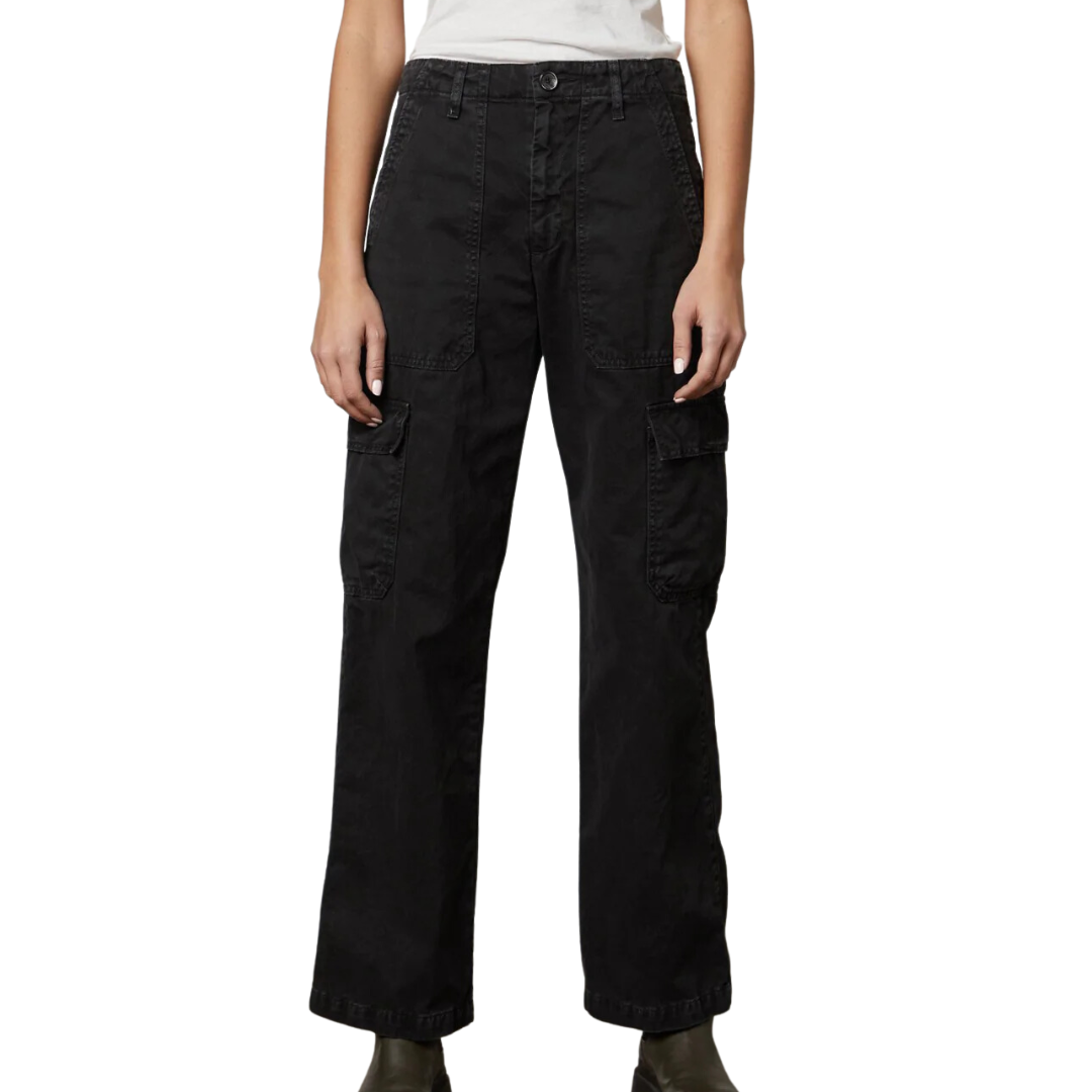 Makayla Cargo Pant in Black