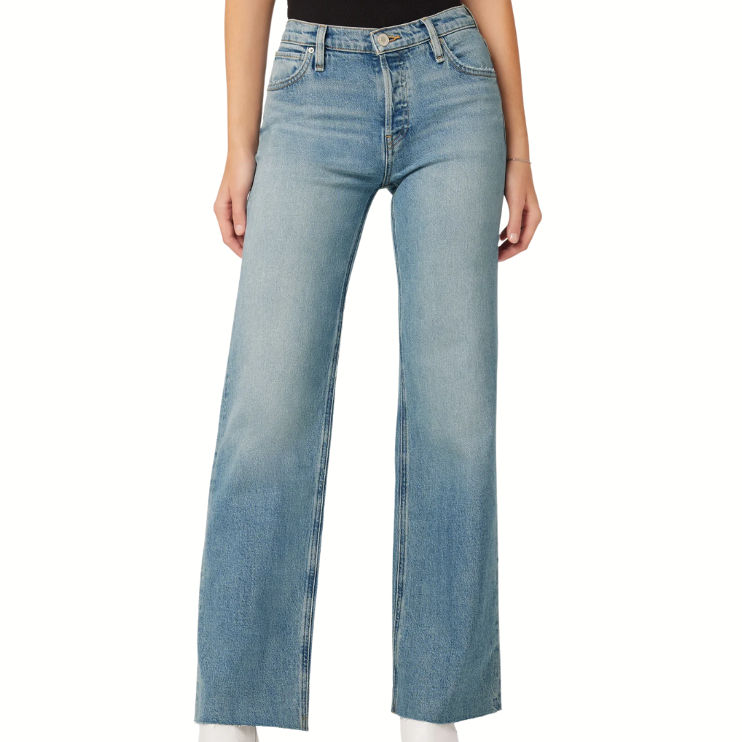 Rosie High-Rise Wide Leg Jean in Celestial 