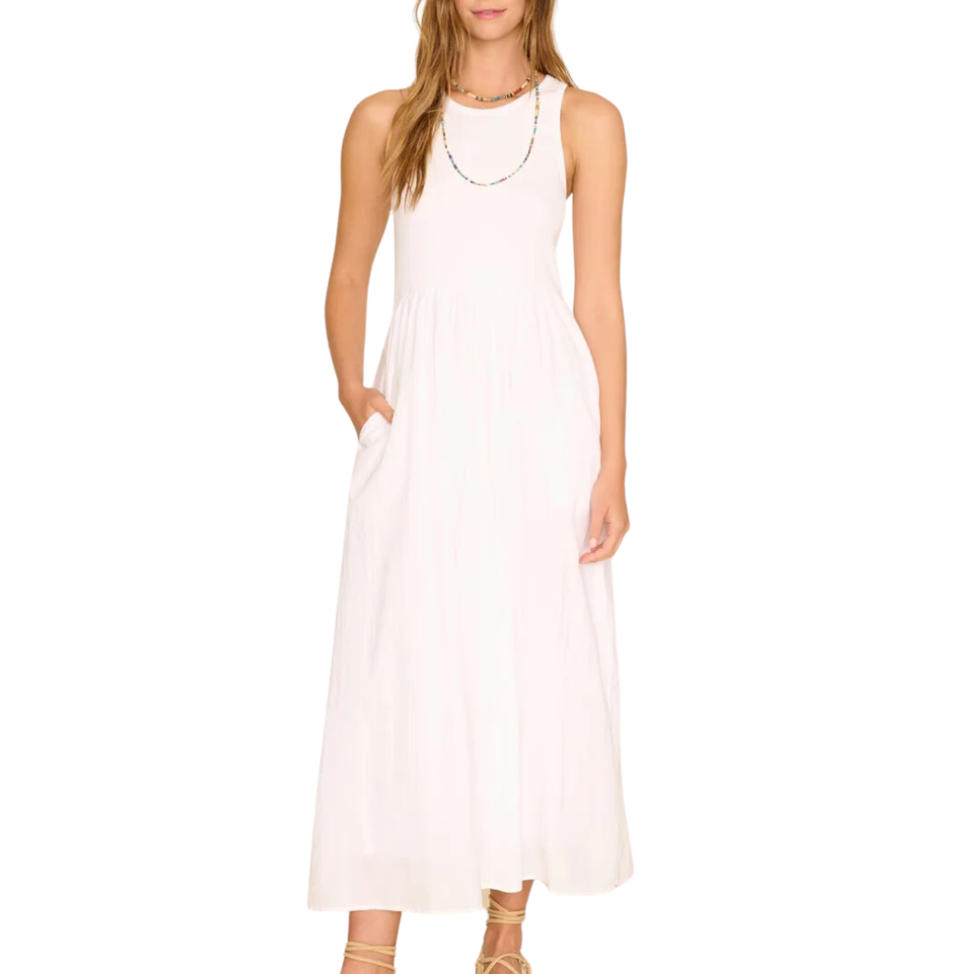 Flynn Dress in White