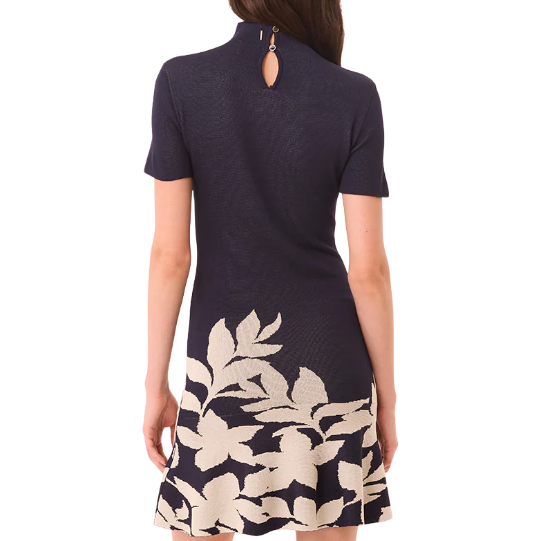 Allie Dress in Navy Flora