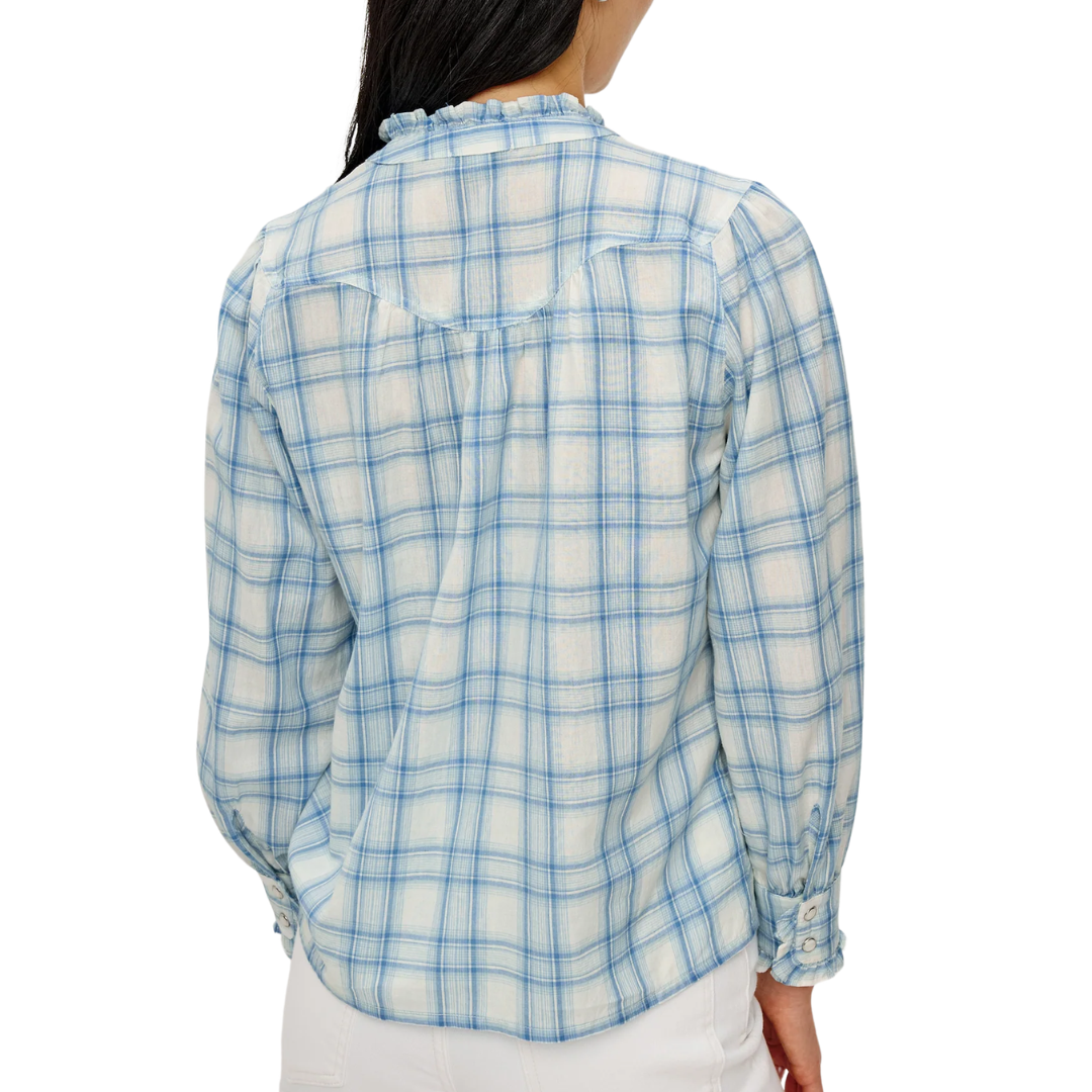 Alanna Shirt in Bluebell Ivory