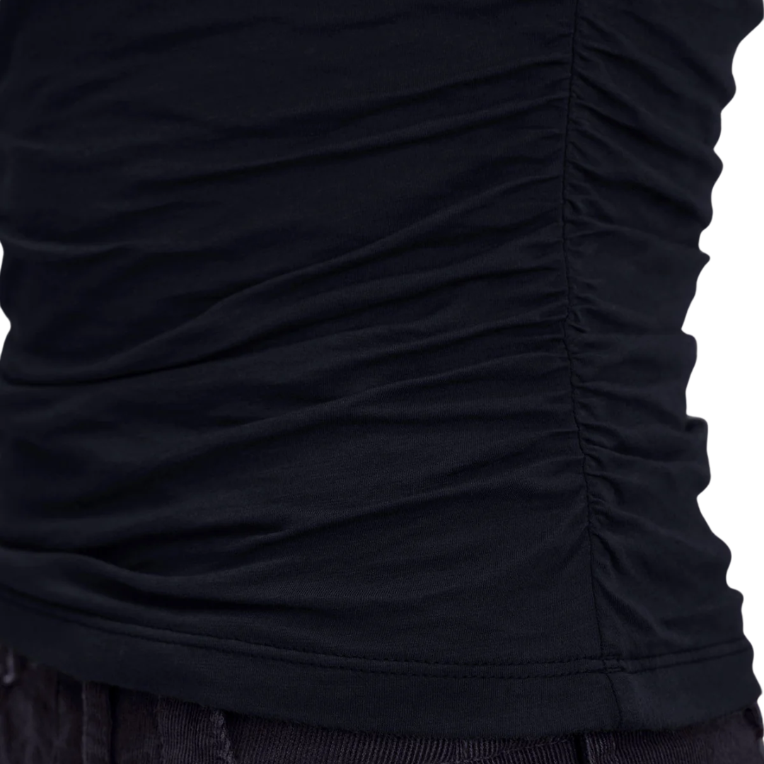 Madeline Sleeveless Top in Black