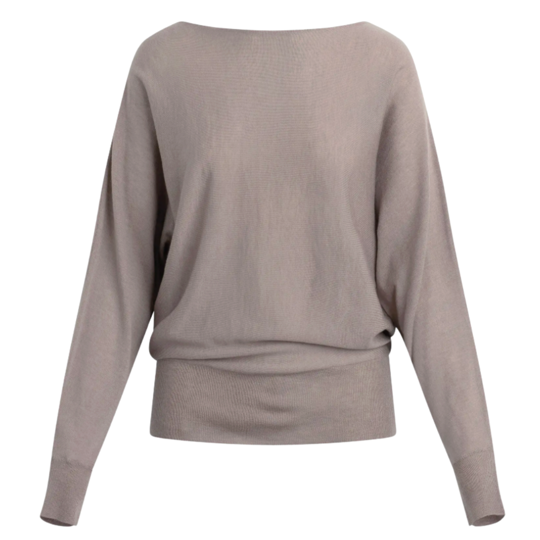 The Effortless Sweater in Soft Taupe