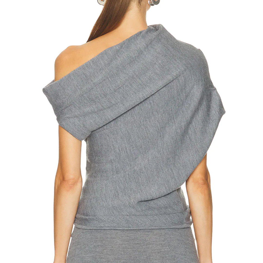 Mabel Sweater in Heather Grey